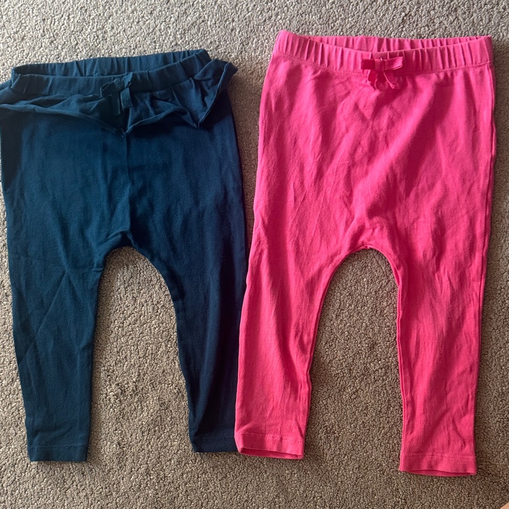 24 months Pink and Blue Leggings